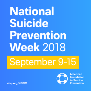 ”Like A Broken Pot:” National Suicide Prevention Week