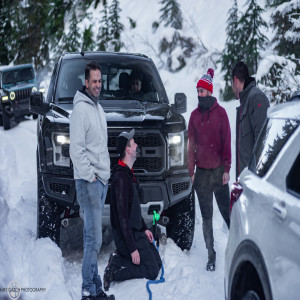 Snow Wheeling; Our Cure for Covid Boredom