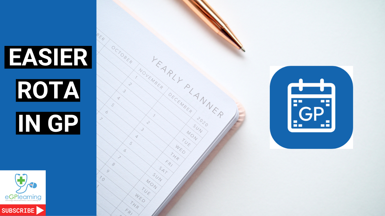 Easier Rota in General Practice with GPRota.net
