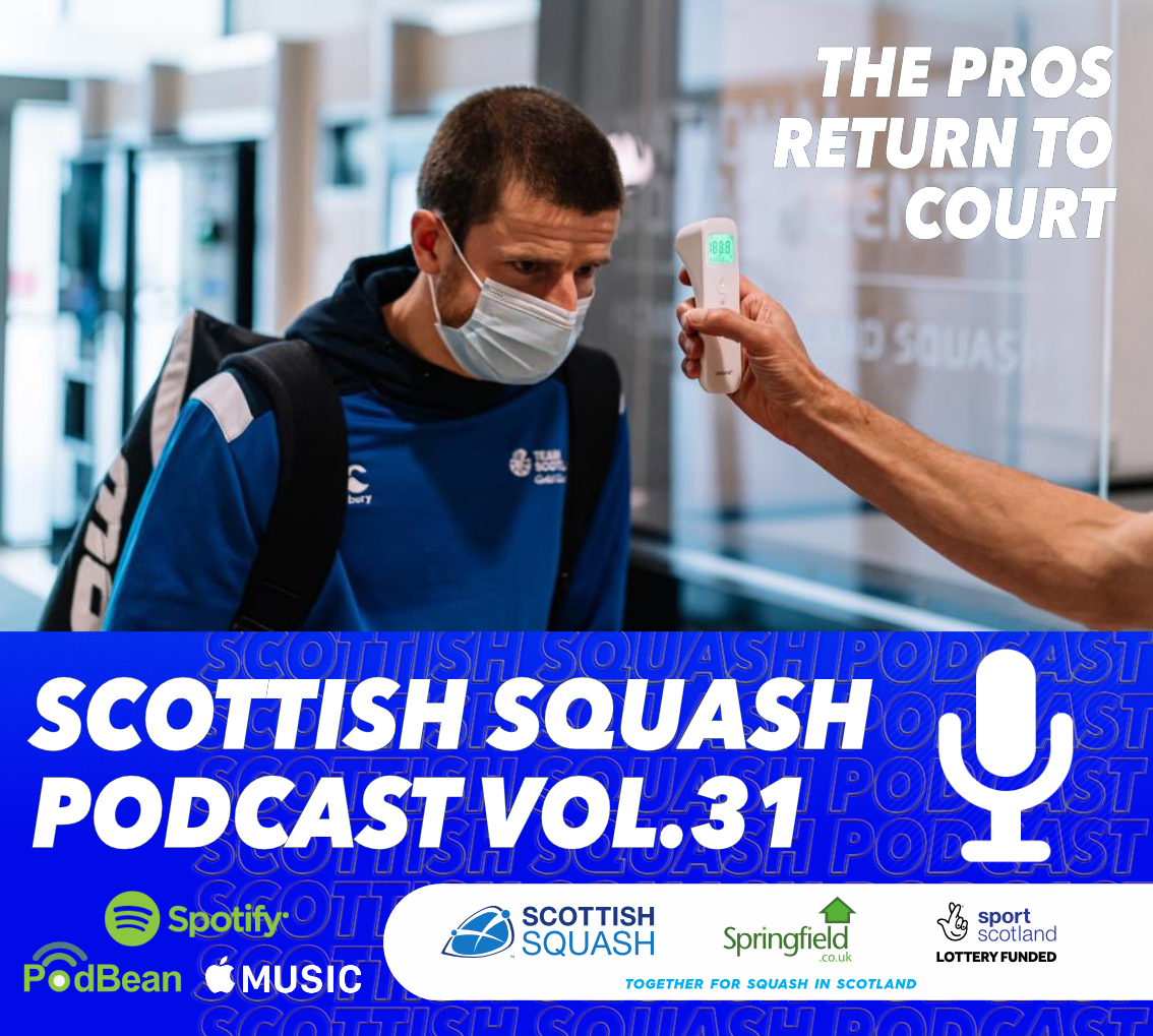 Scottish Squash Podcast - Vol.31 - The Pros Return To Court
