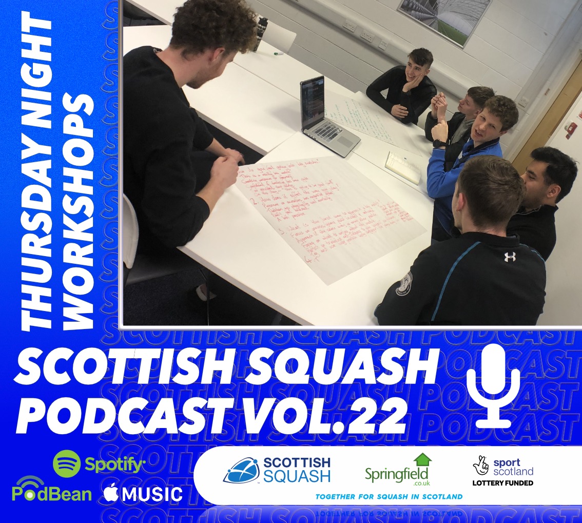 Scottish Squash Podcast - Vol.22 - Thursday Night Workshops!