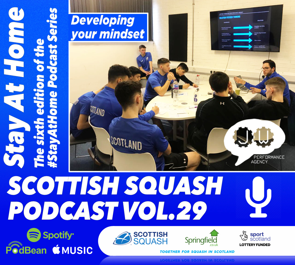 Scottish Squash Podcast - Vol.29 - Stay At Home #6 - Developing Your Mindset!