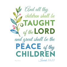 Taught of the Lord