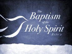 Baptism of Holy spirit