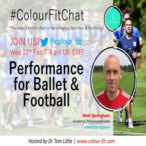 Episode 12 - Performance considerations for Ballet & Football with Matt Springham