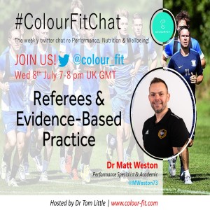 Episode 25 - Training Match officials & Evidence-Based Practice with Dr Matt Weston