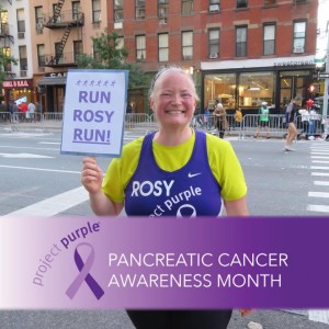 Podcast #38 Rosy Ryan Diagnosed with Pancreatic Cancer and battles on in search of the World Major Marathons