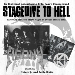 Stagedive To Hell - Agony och The Krixhjälters (Stockholm)