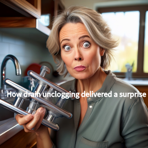 How unclogging a drain delivered a surprise