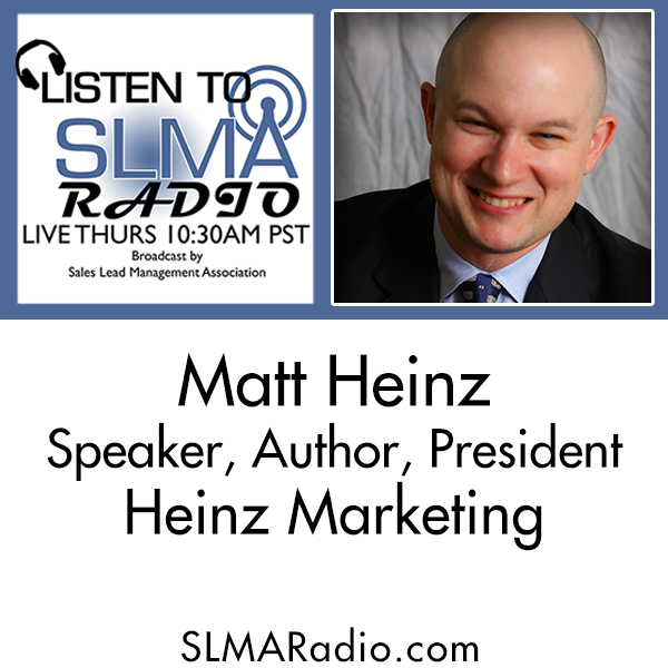 Who Owns the Pipeline? Marketing or Sales? – Matt Heinz on SLMA Live Radio