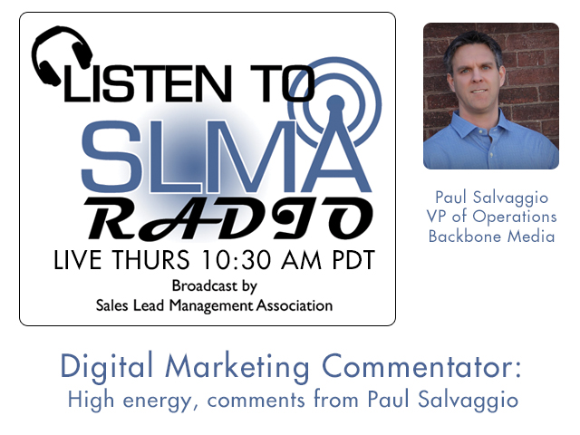 Digital Marketing Commentator: high energy comments from Paul Salvaggio