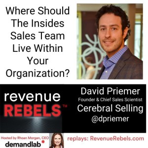 Where Should The Insides Sales Team Live Within Your Organization?