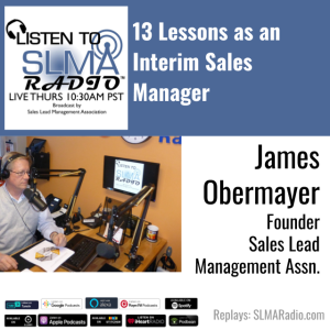 13 Lessons as an Interim Sales Manager