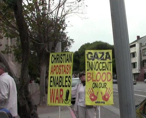 WHTT and Two Jewish Activist Groups Challenge Christian Zionist Event at SF Synagogue