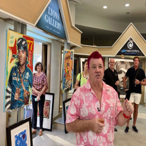 Darryn Lyons Opens His New Gallery At Sheraton Mirage Port Douglas - FAB FM‘s Paul Makin Was There