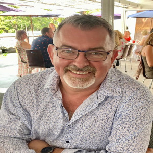 Mayors First Charity Christmas Lunch To Raise Money For His Christmas Appeal - FAB FM’s Paul Makin Who Was MC For The Day At Salsa Port Douglas Spoke With Michael Kerr After The Event