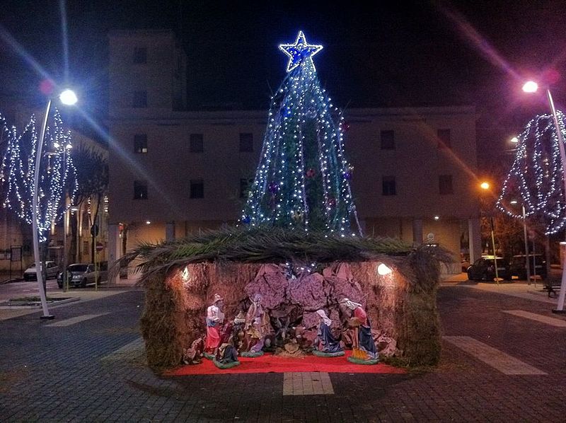 Den italienske julekrybbben, il presepe.