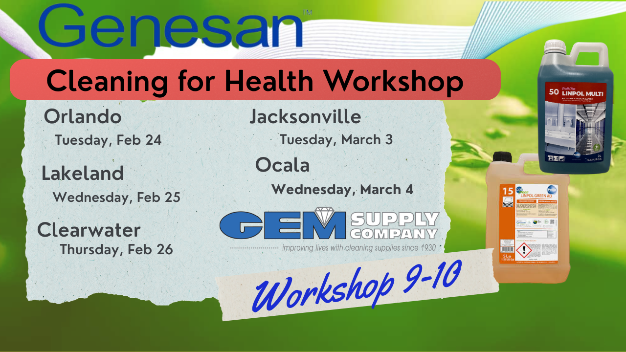 You Can Have Odor-Free, Safe, and Sustainable Facilities * Genesan Workshops