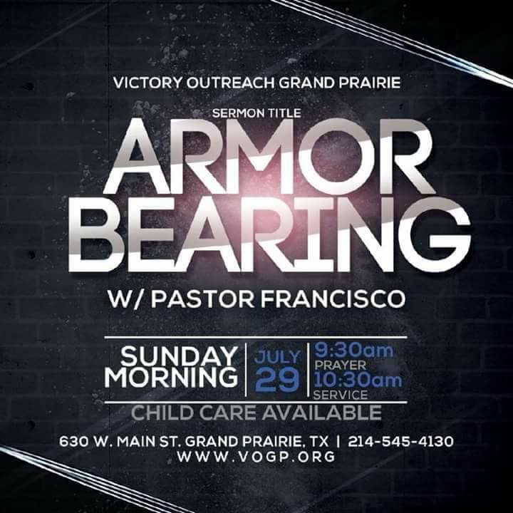 Armor Bearing Pastor Francisco Segoviano 