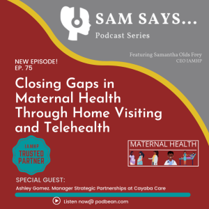 Ep. 75 - Closing the Gaps in Maternal Health Through Home Visits and Telehealth