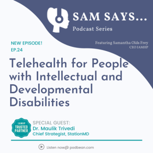 Ep. 24:  Telehealth Services for Intellectual and Developmental Disabilities