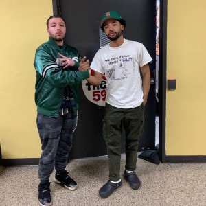 Andrew Brown aka Young Cornbread on "Sports and Hip-Hop with DJ Mad Max" on WSJU Radio at St. John's University