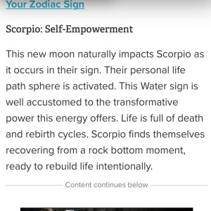 New Moon In Scorpio