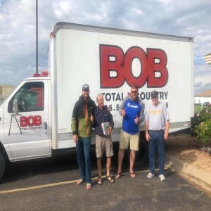 The 4 Outdoorsmen:   Jim from K&L and Josh from Devils Lake!