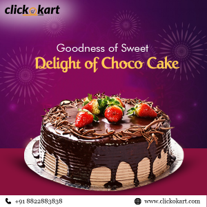 Tasty Online Cake Delivery In Midnight By Clickokart