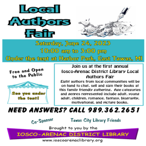 Iosco Arenac District Library Author Fair 6/24