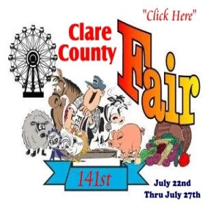 Clare County Fair in Harrison 7/22-7/27
