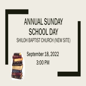 Sunday School Day 2022