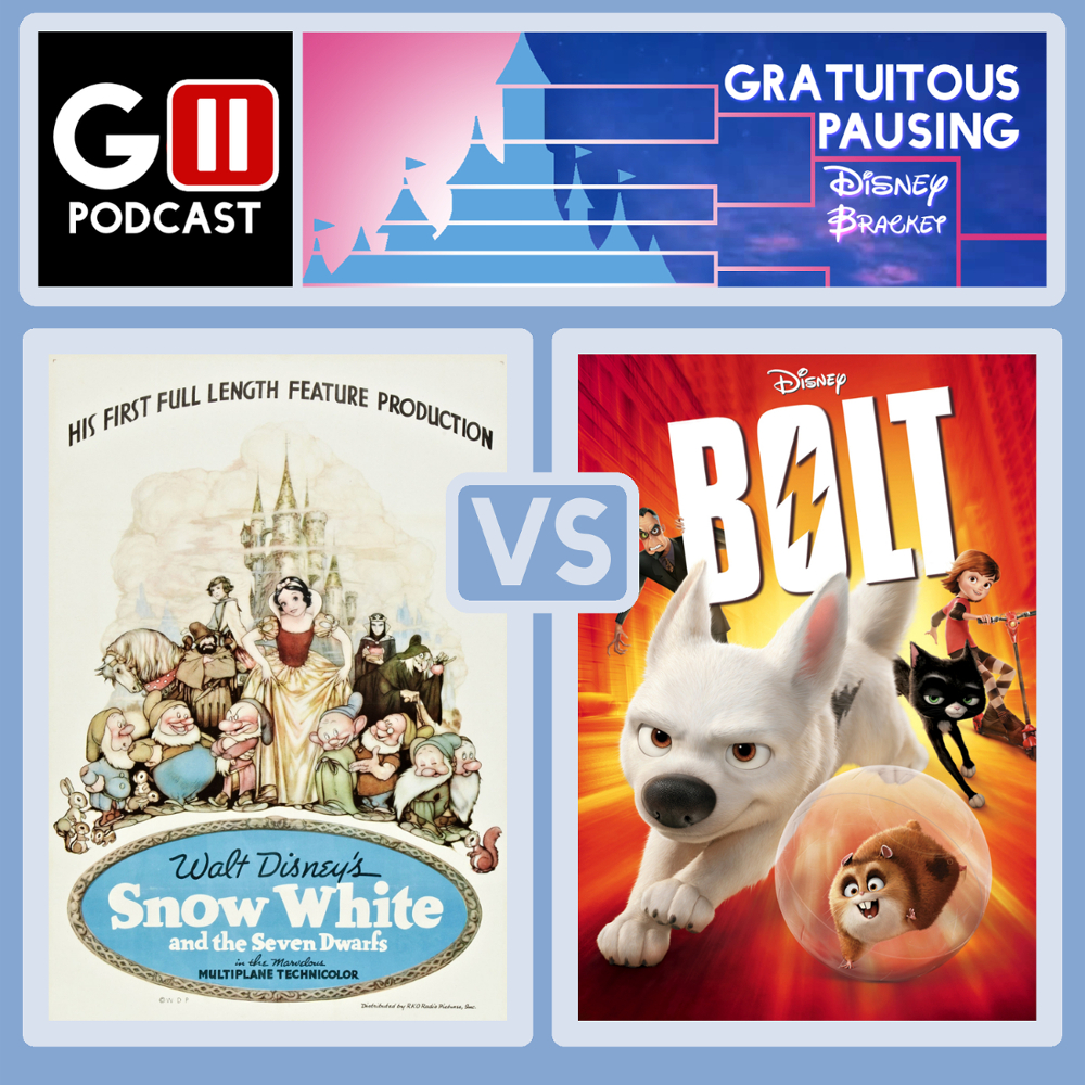 Episode 1 Disney Bracket: Snow White vs Bolt