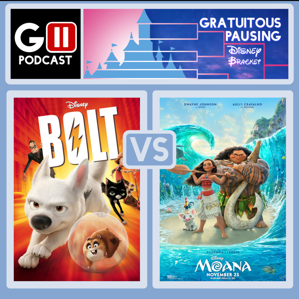 Episode 17 Disney Bracket: Bolt vs Moana