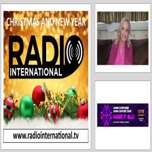 Radio International - The Ultimate Eurovision Experience (2024-12-11): Interview with Sonja Lumme (Finland 1985), Home Composed Song Contest 2024, Christmas is approaching, Eurovision News, and more