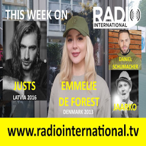 Radio International - The Ultimate Eurovision Experience (2021-10-27) interview with Emmelie de Forest (Denmark 2013). Justs (Latvia 2016) and Daniel Schuhmacher (German Pop Idol Winner 2009) ...