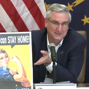 Holcomb campaign faces peril of managing COVID crisis in public spotlight