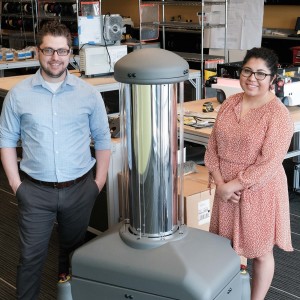This couple developed a robot that will kill the coronavirus in your workplace