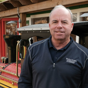 Pat Sullivan makes the business case for his store's North Pole train