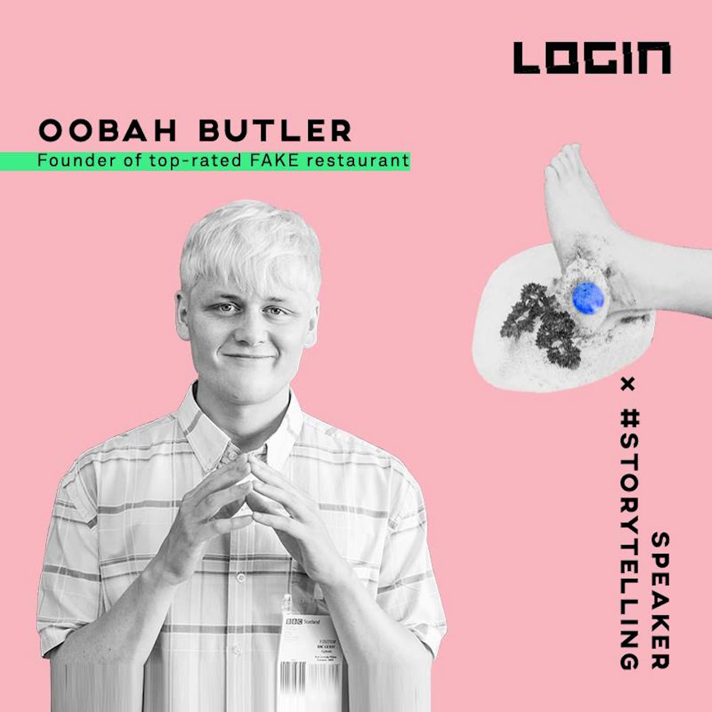 Oobah Butler on creative absurdity at Login 2018