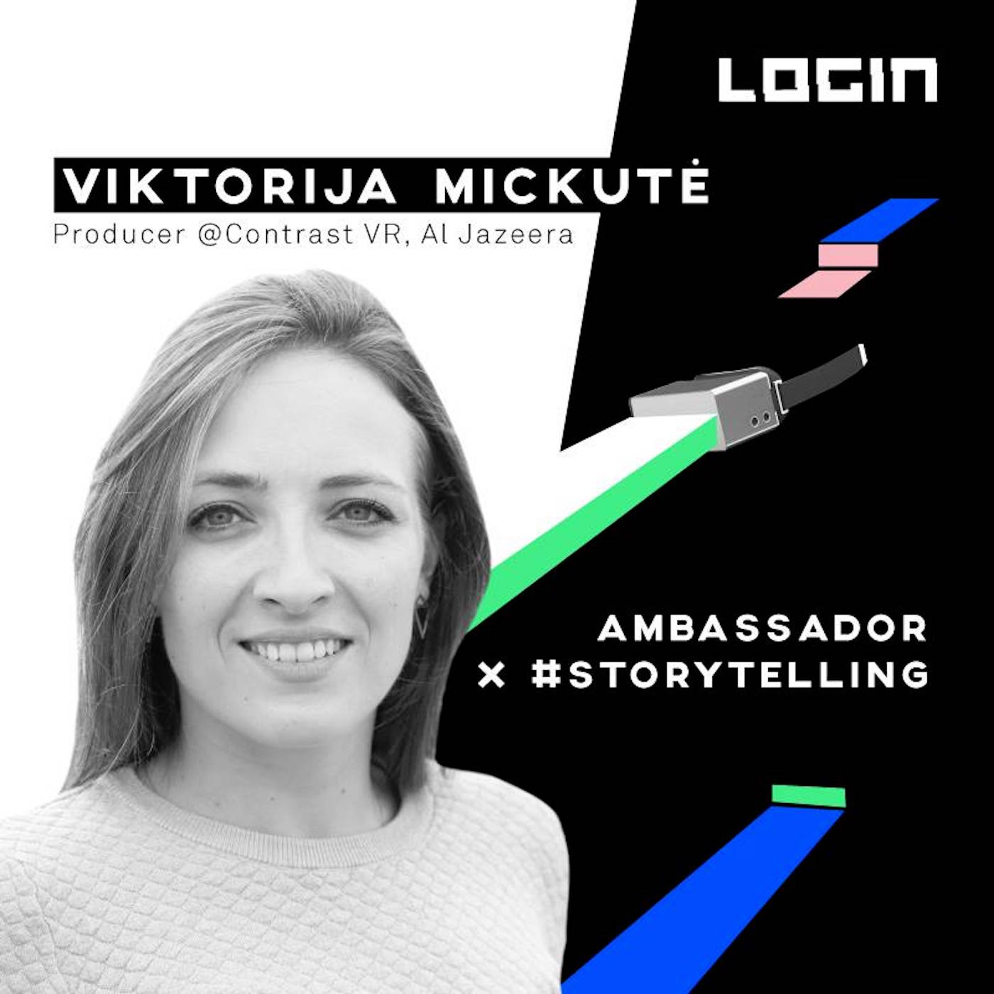 Viktorija Mickutė on global immersive storytelling at Login 2018