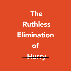 Matthew 8:23-27 || Is Hurry an Addiction?