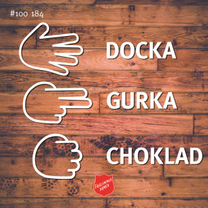 #100 184 DOCKA, GURKA, CHOKLAD