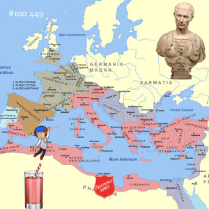 #100 449 Om romarriket, Julius Caesar och gurkaväxtfrukter