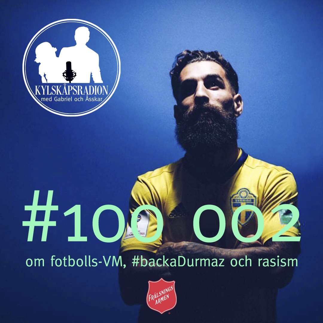 #100 002 Om fotbolls-VM, #backaDurmaz och rasism