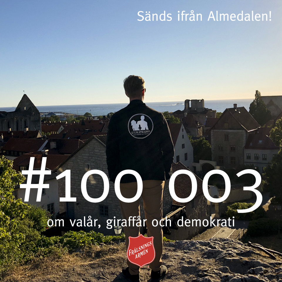 #100 003 Om valår, giraffår och demokrati