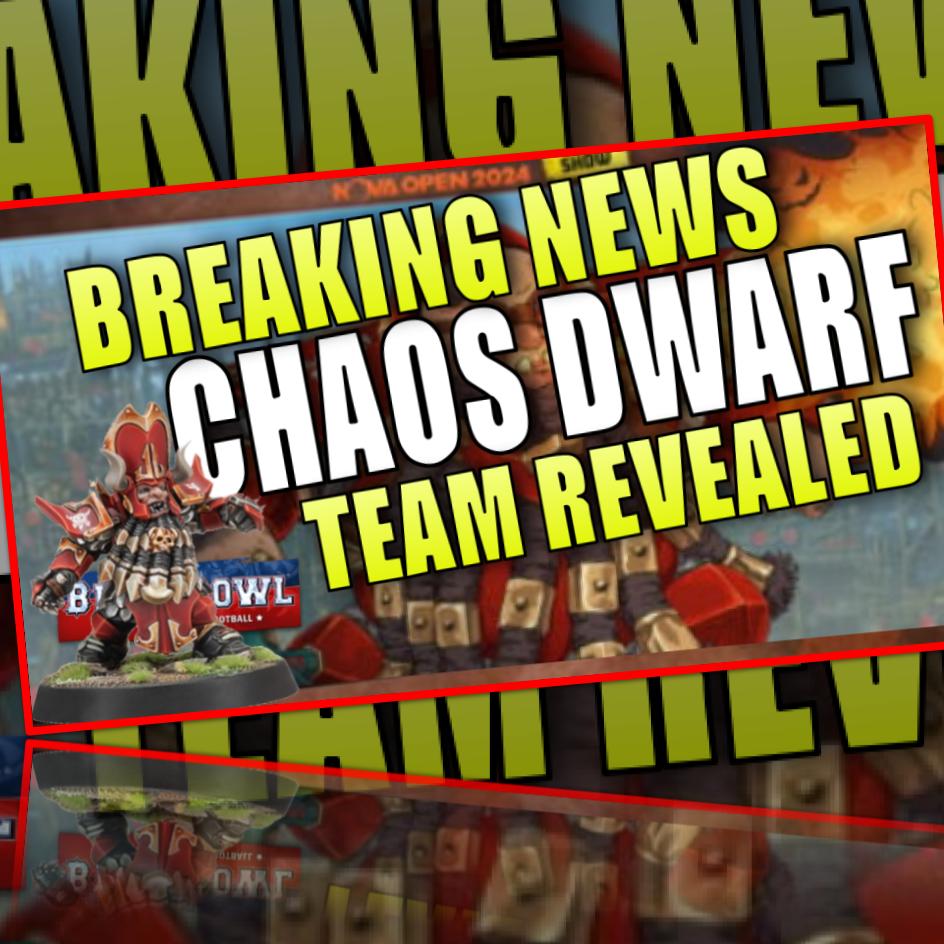 CHAOS DWARF Team Revealed!! NEXT Team for BLOOD BOWL (Bonehead Podcast)