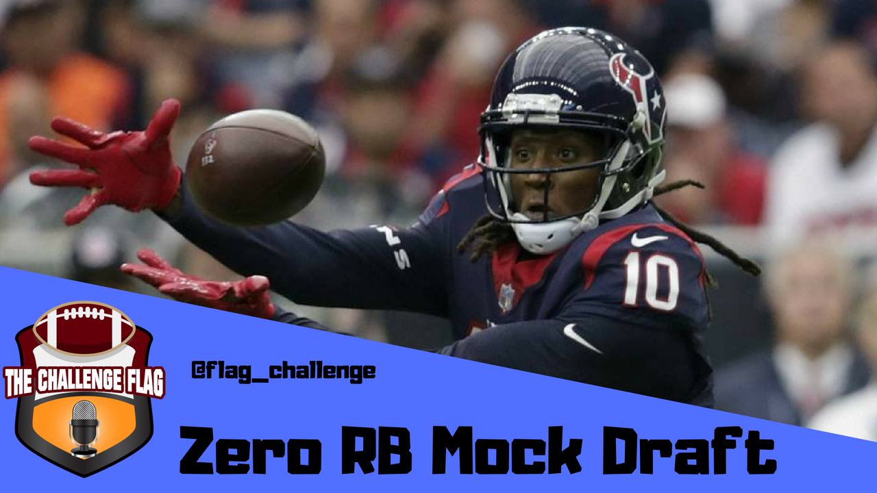 12 Team PPR Mock Draft- Zero RB Strategy