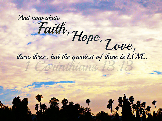 Stressing Faith, Hope, and Love