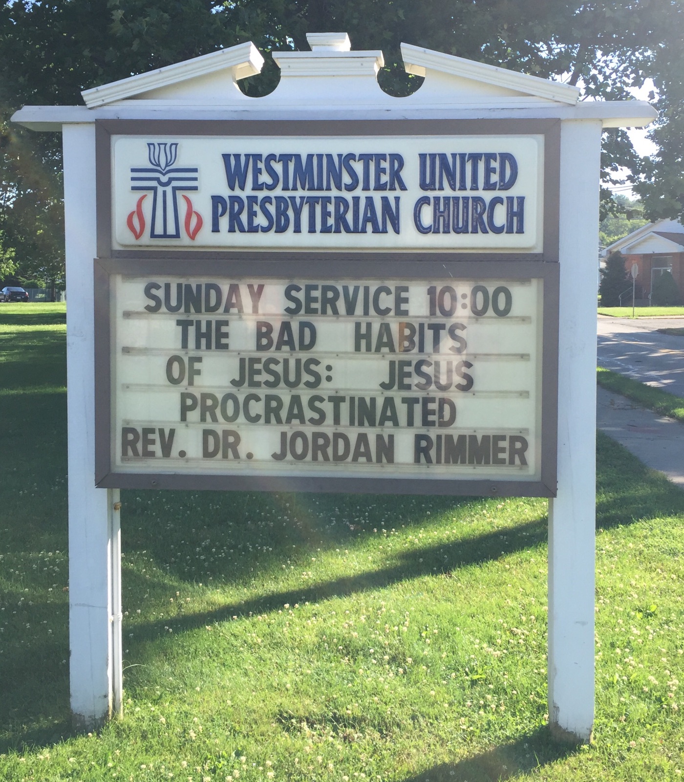 The Bad Habits of Jesus: Jesus Procrastinated